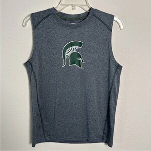 Michigan State MSU Spartans Women’s L Workout Tank Top Pro Edge Knights Apparel